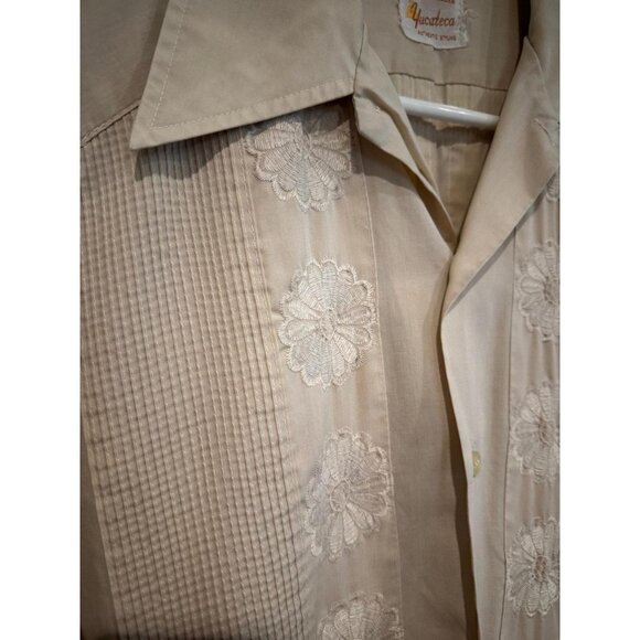 Source Unknown Men's Cream and White Shirt - Picture 3 of 5